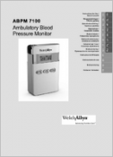 Welch Allyn ABPM-7100 Blood Pressure Recorder ABPM-7100 User Manual