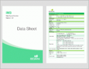 Edan iM3 Vital Signs Monitor iM3_NS iM3 Spec Sheet