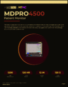 MDPro 4500-G2 Patient Monitor MDPRO4500-G2_Touch_Wifi brochure