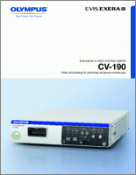 Olympus EVIS EXERA III Video System Center CV190 brochure