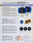 Heartsine Samaritan PAD 350P AED 350-P brochure