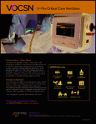 Ventec VOCSN V+ Pro Ventilator PRT-01198-000 brochure