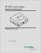 Welch Allyn CP 150 Resting ECG CP150AW-1ENB Operator's Manual