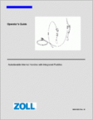 Zoll Sterilizable Internal Handle 8011-0140-01 Operator's Manual