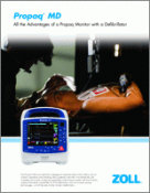 Zoll Propaq MD Defibrillator 302-2421312-01 brochure