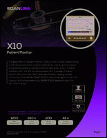 Edan X10 Patient Monitor X10 brochure