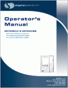 Baxter Sigma Spectrum Infusion Pump BAX35700 Baxter Sigma Spectrum Operators Manual