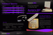 Edan Acclarix Ultrasound System AX7 brochure