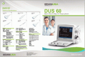 Edan DUS 60 Digital Ultrasonic Diagnostic Imaging System DUS60 brochure