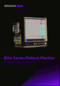 Edan Elite V6 Patient Monitor Elite V6 Edan Elite Series Patient Monitor Spec Sheet