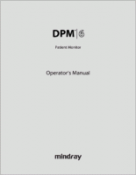 Mindray DPM7 Patient Monitor  Mindray DPM7 Operators Manual