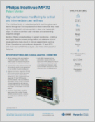 Philips IntelliVue MP70 Patient Monitor  brochure