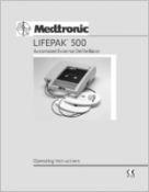 Stryker Physio Control Lifepak 500 Bi-Phasic AED  Physio Control Lifepak 500 Operations Manual