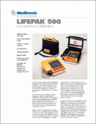 Stryker Physio Control Lifepak 500 Bi-Phasic AED  brochure