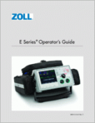 Zoll E-Series Defibrillator  Zoll E Series Operators Guide