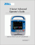 Zoll X Series Defibrillator 603-0120010-01 Zoll X Series Operators' Manual