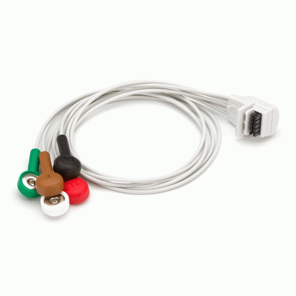 9293-036-62 Welch Allyn 5-Wire, Patient Cable, H3+  Mortara Surveyor Patient Monitor