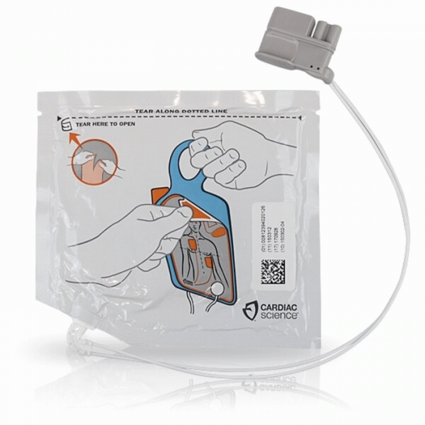 XELAED001B Cardiac Science Defibrillation Pads  Powerheart G5 AED