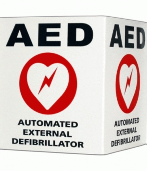 168-6002-001 Zoll AED Wall Sign - Door Decal  