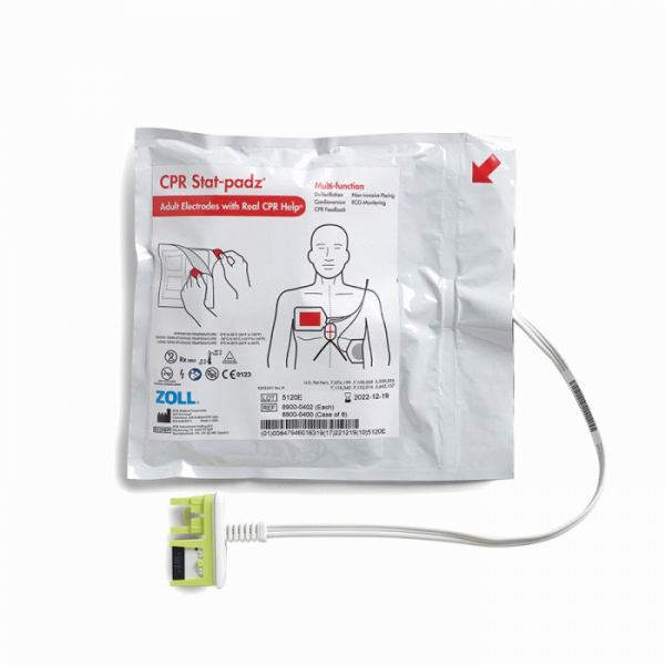 8900-0402 Zoll CPR Stat-Padz Electrode  Zoll AED Plus or AED Pro defibrillator