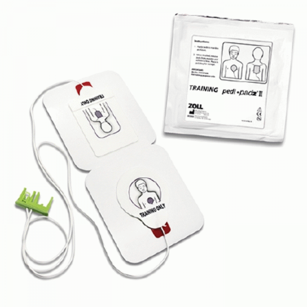 8900-000861-01 Zoll Pedi-padz II Training Electrodes  Zoll AED Plus Trainer & Trainer2
