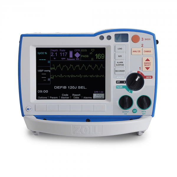 35020000001110012 Zoll R Series ALS Defibrillator 3/5 Lead ECG, AED, Pacing and Expansion Pack 