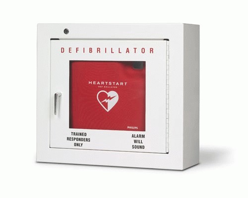 989803136531 Philips Defibrillator Cabinet Alarm HeartStart Onsite and FRx