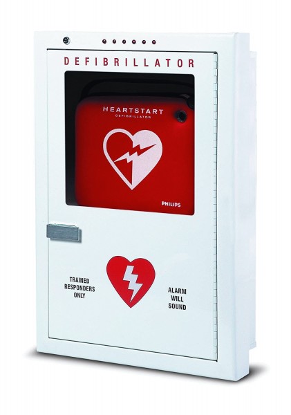 PFE7023D Philips Defibrillator Cabinet Alarm, Semi-recessed HeartStart Onsite and FRx