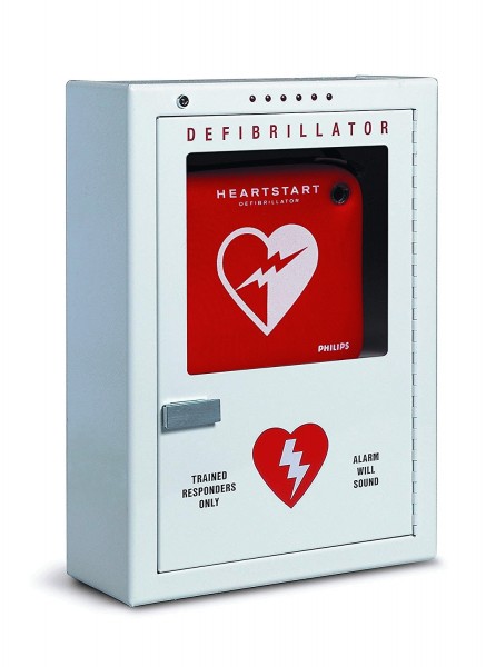 PFE7024D Philips Defibrillator Cabinet Alarm, Wall Surface, Premium HeartStart Onsite and FRx