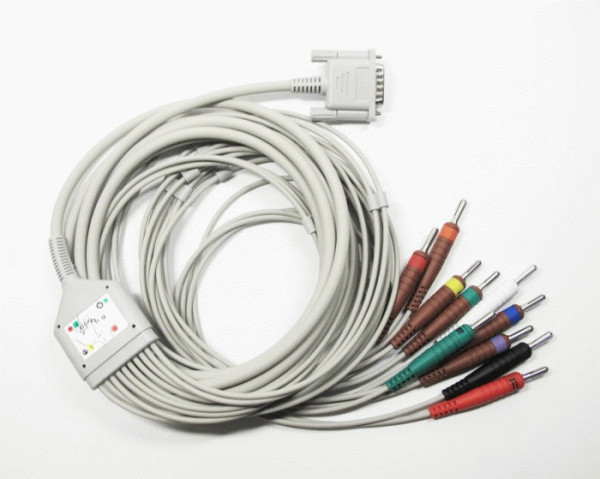 ECG-CBL Bionet 12 Lead ECG Patient Cable  Bionet CardioCare 2000, CardioTouch 3000, Cardio7, Cardio7-S