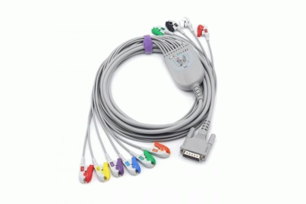  Compatible Schiller ECG Cable 4.0 12 Leads Grabber 