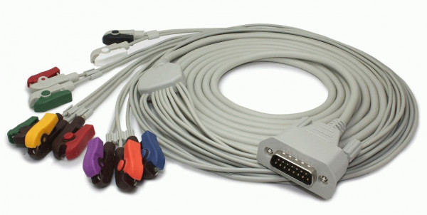 01.57.107584 Edan ECG Cable Grabber Style, AHA Edan EKGs