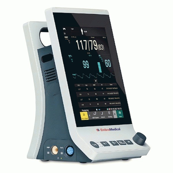 MX3-1 EmbraMedical MX3 Patient Monitor Infrared Ear Temp 