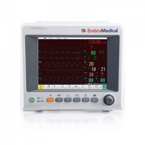 VS50-4 EmbraMedical VS50 Patient Monitor Touch Screen, Printer 