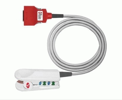 2256 Masimo Red Direct Connect SpO2 Sensor Pediatric Clip 