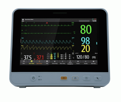 GP.M_CO2 MDPro Guardian Plus Patient Monitor Masimo SpO2 and Sidestream CO2 