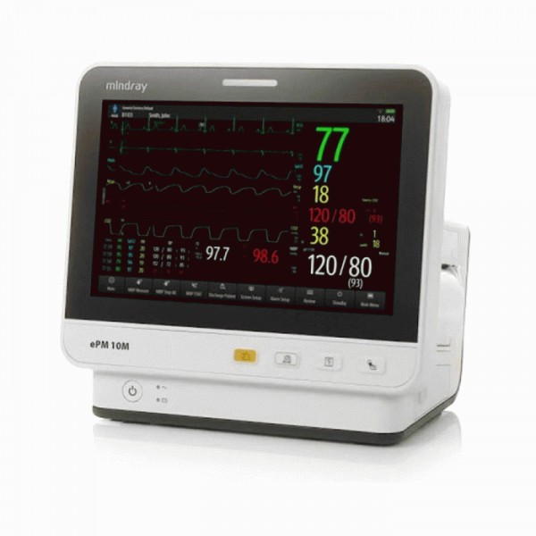 9204E-PA00003 Mindray EPM 10M Patient Monitor WiFi, Arrhythmia Analysis, Masimo SpO2, Temperature, Respiration 