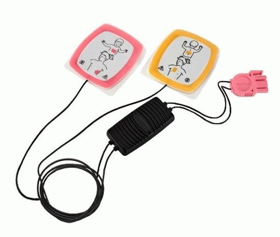 11101-000016 Stryker Physio Control Pediatric Reduced Energy Defibrillation Electrodes  Lifepak 500, CR+, 1000 AEDs