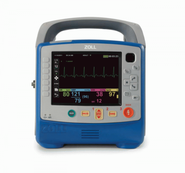 603-0120010-01 Zoll X Series Defibrillator 12 Lead, ECG, NIBP, SpO2, EtCO2 