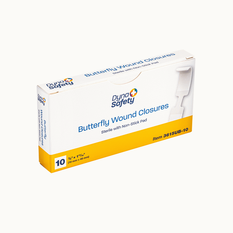 3615UB-10 Dynarex Butterfly Wound Closure  