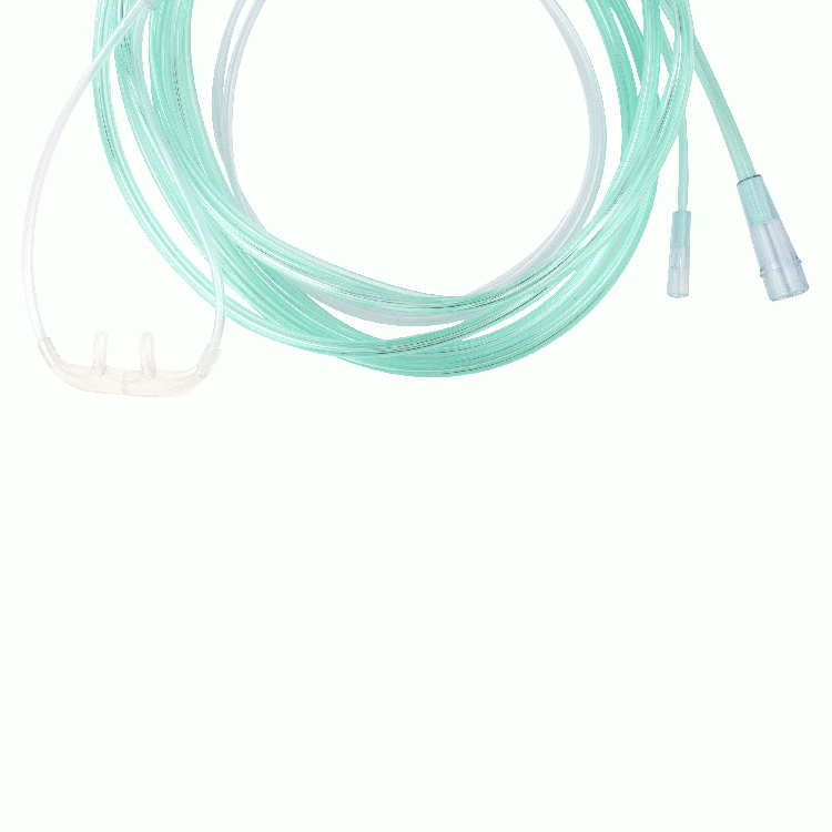 33193 Dynarex EtCO2 Nasal Sampling Cannula 14ft (4.2 m) Tubing with Female 