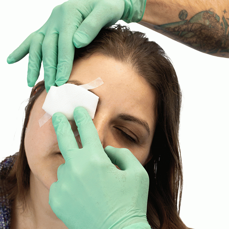3361UB-2 Dynarex Oval Eye Pad  