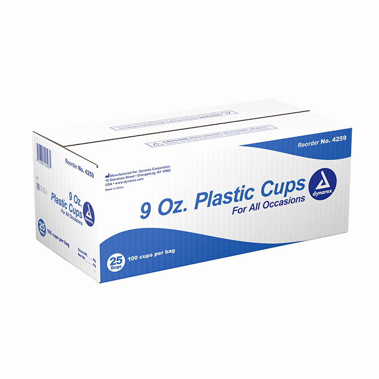 4259 Dynarex Plastic Cups  