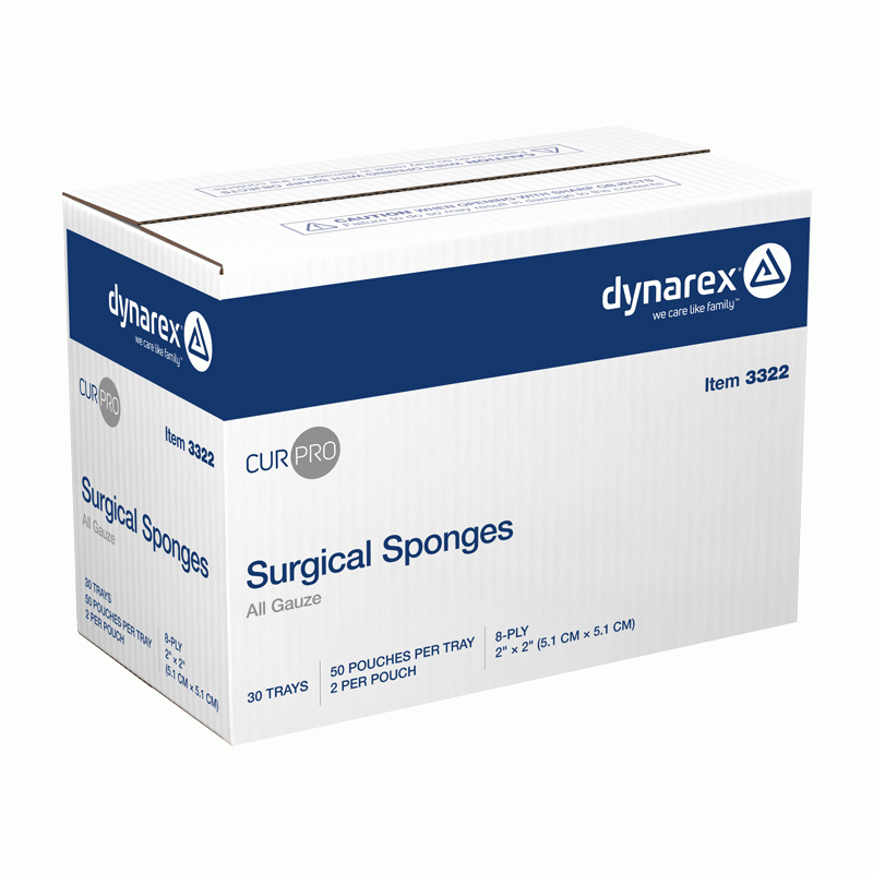 3322 Dynarex Surgical Gauze Sponge  