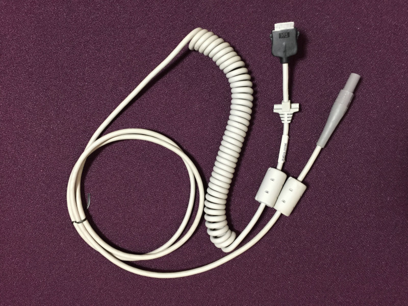 Ge Coiled Cable Compatible For Use Mac 5500 And Mac 5000 2016560 002 Avobus Medical Equipment