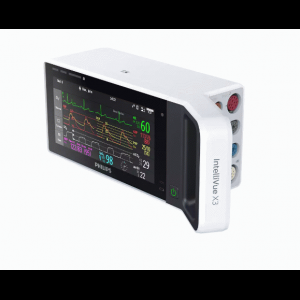 Tco2 Syntec Monitoring Philips X3 Transport Monitor with 3 Lead ECG, NIBP, SpO2, EtCO2 Patient ...