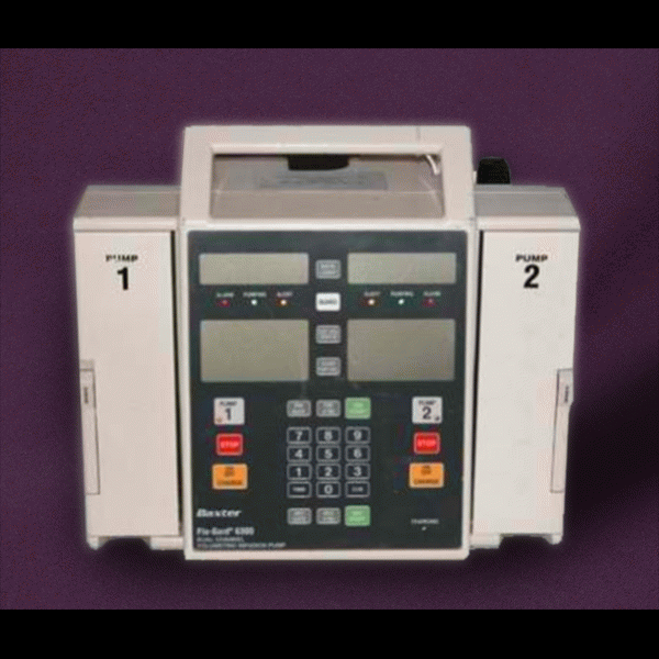 Baxter FloGard 6300 Dual Channel Volumetric Infusion Pump 2M8048