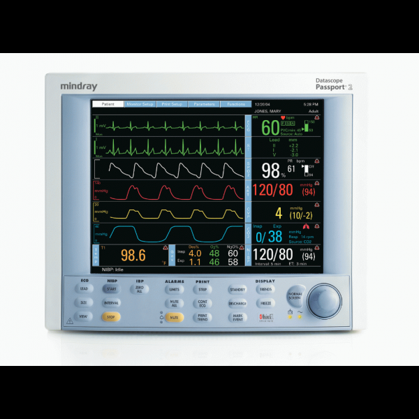 Mindray Datascope Passport 2 with 3 Lead ECG, SpO2, Printer, NIBP ...