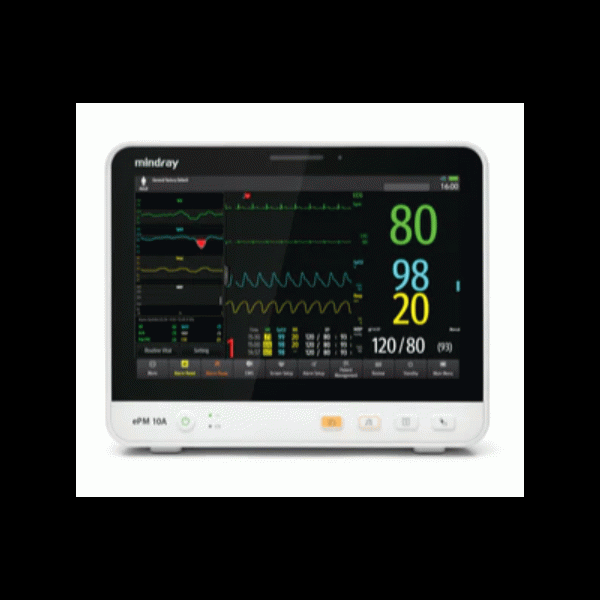 Mindray EPM 10A Patient Monitor with Masimo SpO2, Sidestream CO2 121