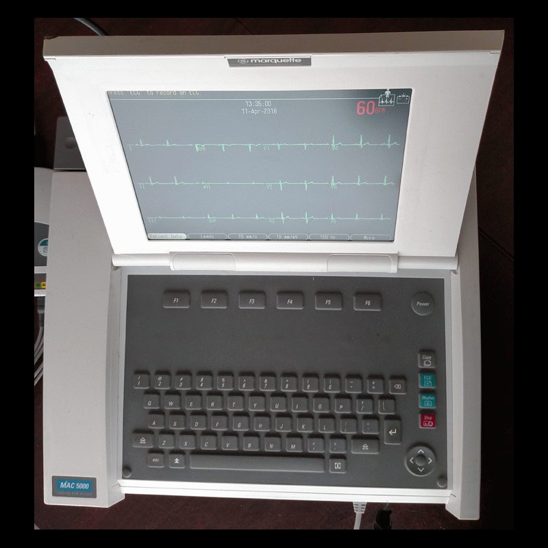 GE MAC 5000 EKG with CAM 14 Acquisition Module EKG Machine Units